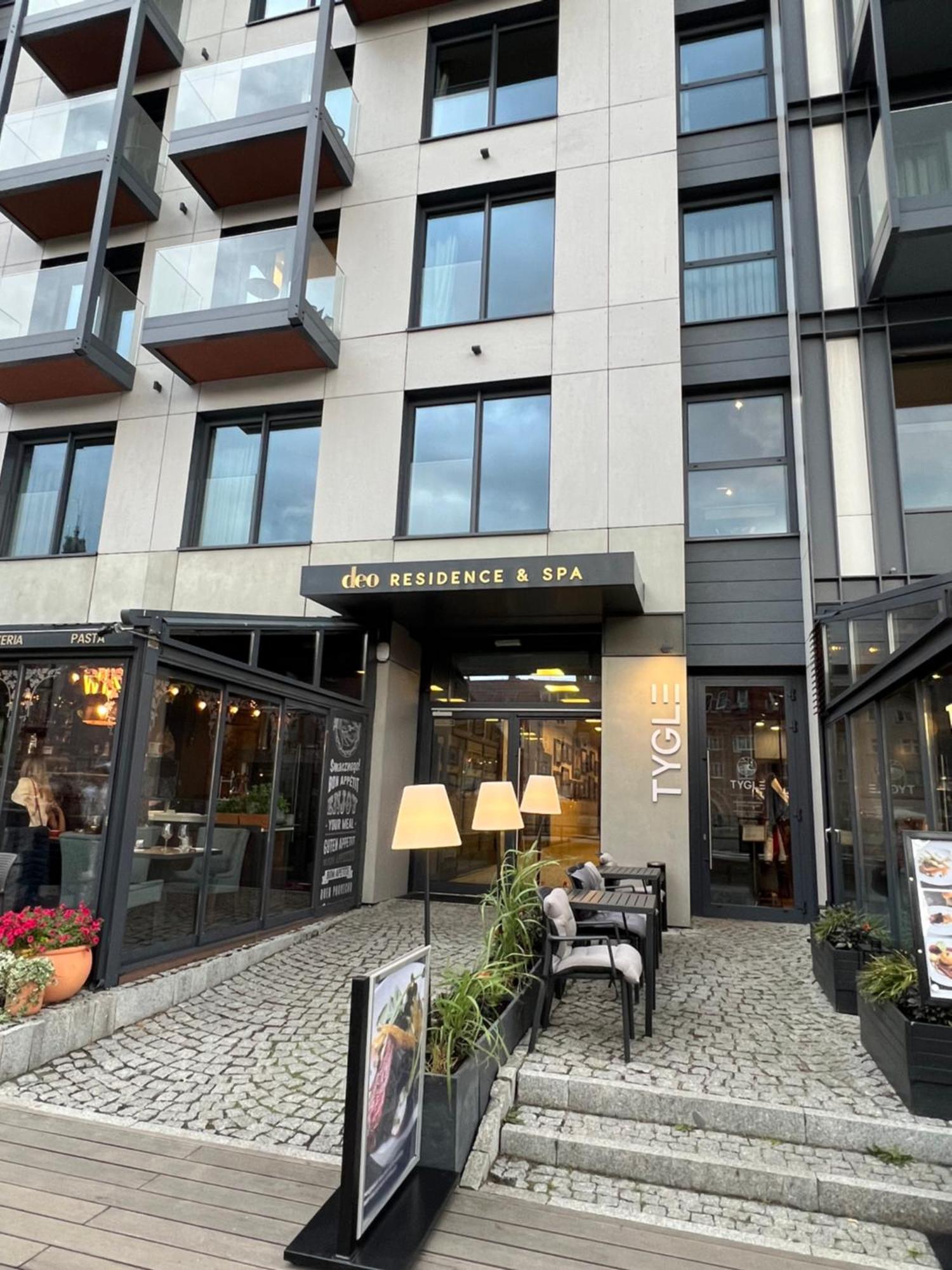 Apartament Chmielna Z Widokiem Na Rzeke Danzig Exterior foto